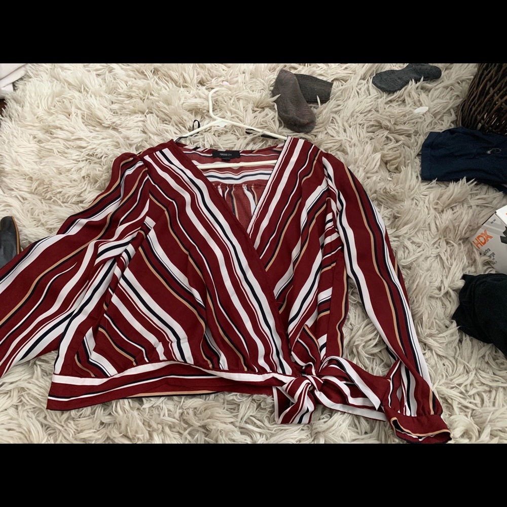 Wrap blouse